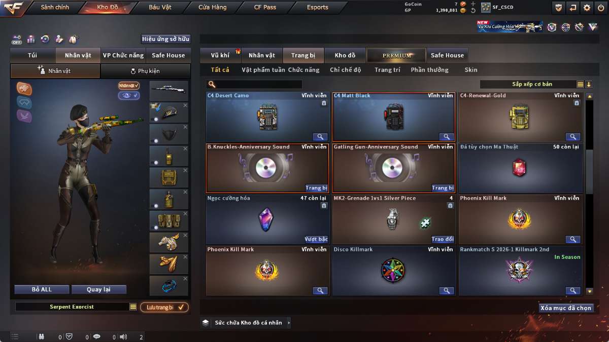 shop acc cf uy tin gia re